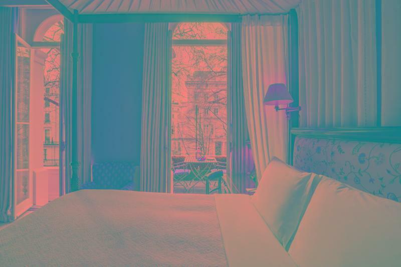โรซีต เฮาส์ ลอนดอน Hotel ภายนอก รูปภาพ A 3D model of a room rendered with a texture map.